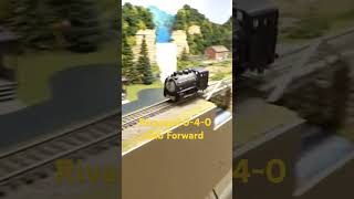 Testing My Rivarossi 040 Cab Forward modelrailroad modeltrainlayout locomotive [upl. by Odnam458]