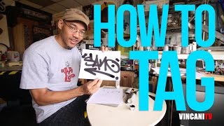 How to Tag  Sanoizm  Graffiti for Beginners [upl. by Eisenberg]