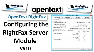 Configuring the RightFax Server Module  Enable Notifications  Configuring the advanced settings [upl. by Nauq]