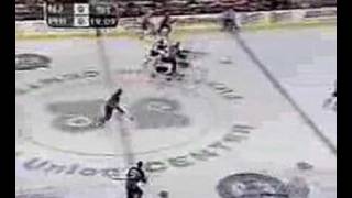 199900 Round 3Game 1 Scott Niedermayer Goal [upl. by Eeleak]