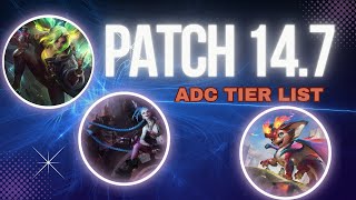 PATCH 147 ADC TIER LIST  PRO PLAYER REASONING [upl. by Tina]