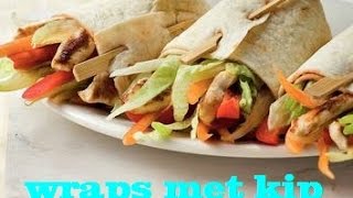 lactosevrije wraps met kip  Lekkersmikkelennn [upl. by Enirahtak]