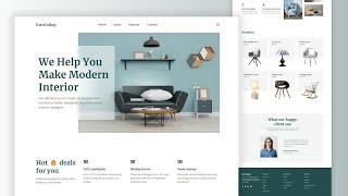 Build A Responsive ECommerce Website Using HTML CSS And JavaScript [upl. by Julianna879]