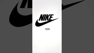 History of the Nike logo Nike logos logodesign logohistory thenandnow shorts [upl. by Anairda]