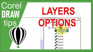 Using Layers in CorelDraw [upl. by Dnomaid]