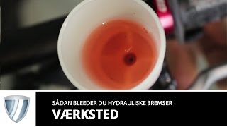 Sådan Bleeder udlufter du hydrauliske bremser [upl. by Merari]