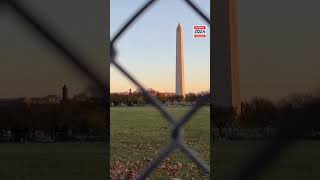 Large Security Fences Installed In Washington DC Ahead Of Election Day [upl. by Nrol745]