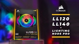 HOW TO Corsair LL120 amp LL140 RGB Fan Easy Installation amp Setup Guide [upl. by Ahab]