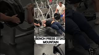 Bench Press 272 kgbenchpress [upl. by Aierdna927]