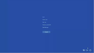 Stuck on CTRLAltDel Screen In Windows 10 FIX Tutorial [upl. by Yajnas]