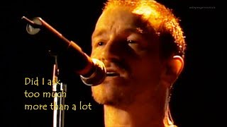 U2  One  live 1997  lyrics [upl. by Anirol844]