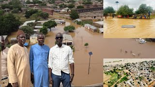 InondationsVisite de Mapathé Sy Président du Conseil Départemental de Bakel à Diawara [upl. by Lander985]