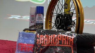 Bartubeless x Takasago Excel Asia rsx rs150 ramadan package with aspira premio tyre and free gift [upl. by Anaya]