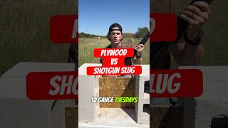 How many pieces of OSB does it take to stop a shotgun slug [upl. by Ongun]