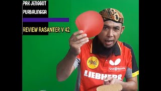 Review of Rasanter V42 Karet pengganti Tenergy dan jauh lebih murah [upl. by Vivia]