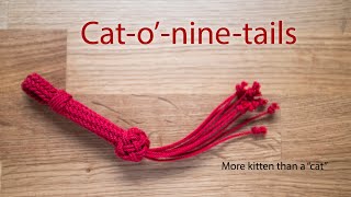 EASY Paracord Cat O Nine Tails Whip  Full Instructions  Tutorial [upl. by Pachton655]