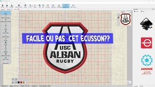 Facile ou Pas cette Vectorisation décusson USC ALBAN [upl. by Naves687]