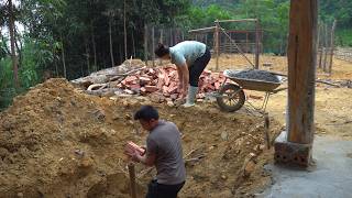 Install pipes from the water tank grow vegetables in the new garden  Family Farm Life [upl. by Sanfred]