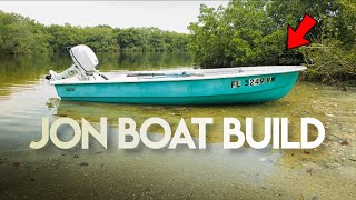 FIBERGLASS JON BOAT DIY Project COMPLETE BUILD [upl. by Fifi]