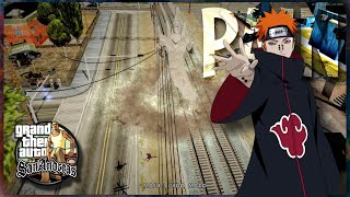 GTA SA Mod PAIN Akatsuki Gameplay  GTA San Andreas Pain Mod Naruto [upl. by Dihaz]