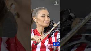 🎻Agnieszka Matusik show🎼 przed meczem Cracovia  Lech Poznań🔥 ekstraklasa [upl. by Adnilrev]