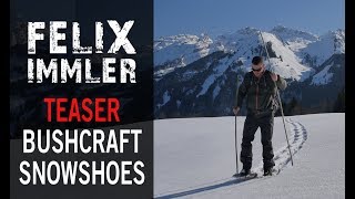 How to improvise Bushcraft Snowshoes  TEASER  Bushcraft Schneeschuhe  TEASER [upl. by Karry829]