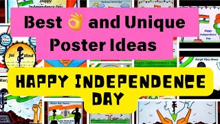 Best Independence Day drawing ideas  Top 20 drawings on Independence Day 2024  Creative Posters [upl. by Radmilla370]