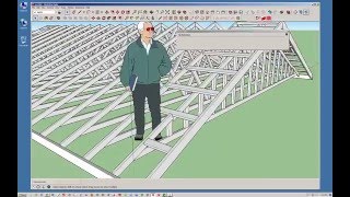 Medeek Truss Plugin Tutorial 1  Common Trusses [upl. by Hanzelin]