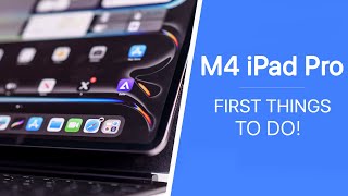 M4 iPad Pro 2024  First 17 Things To Do Tips amp Tricks [upl. by Malvia]