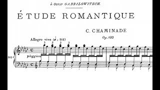 Chaminade Etude Romantique Op 132 [upl. by Nodnalb]