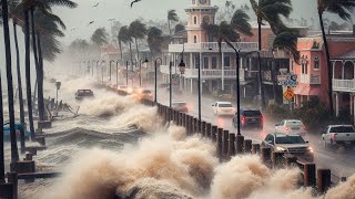 ⚠️ HURRICANE STORM FLORIDA  SIESTA KEY BEACH LIVE CAM [upl. by Uta]