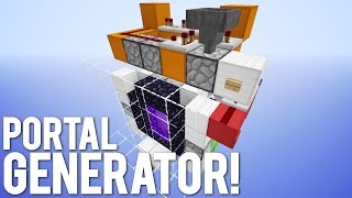 Minecraft The Self Building Nether Portal [upl. by Syhr413]