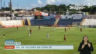 Feito histórico na Copa São Paulo goleiro marca gol com chute incrível que atravessa todo o campo [upl. by Saire]