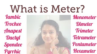 What is Meter in poetry Explanation in Malayalam Syllable [upl. by Ekud]