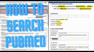 How to search PubMed in a systematic way [upl. by Elletse]