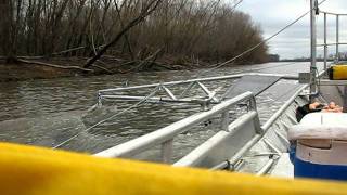 Paupier Net Prototype on Illinois River [upl. by Lindon]