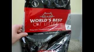 Worlds Best Cat Litter Multi Cat Clumping Formula Product Review [upl. by Anaiviv]