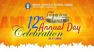 12th Annual Day  Nanjil Catholic schoolCBSECATHOLIC SCHOOL [upl. by Grefer]