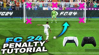 EA FC 24 New Penalty Kick System Tutorial  How to Score Every Time [upl. by Aoh]