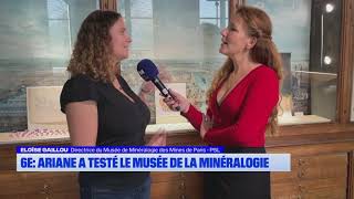 ARIANE A TESTE LE MUSEE DE LA MINERALOGIE [upl. by Aziza]