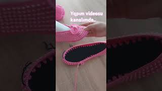 Keçe taban incili babet keşfet tigisi crochetpatterns [upl. by Karlie]