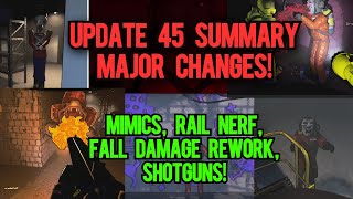 Lethal Company  Huge update Shotguns Mimics Nutcrackers Rail nerf and more Version 45 [upl. by Eirrot]