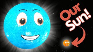 Sun Size for Kids  Is the Sun big  Neptunes Great Dark Spot  Planets for Kids [upl. by Simmie]