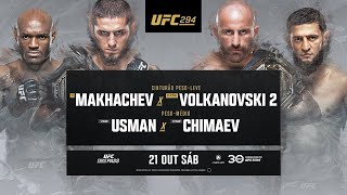 UFC 294 Islam Makhachev vs Alexander Volkanovski 2 Live Fight Watch Along [upl. by Eikcim]