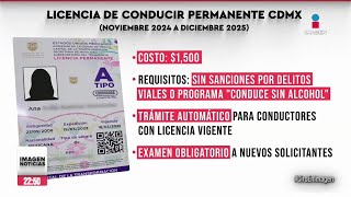 Regresarán las licencias de conducir permanentes en la CDMX [upl. by Aitnohs36]