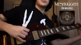 Demiurge by Meshuggah  Guitar Cover by Matt Lamont [upl. by Miko]