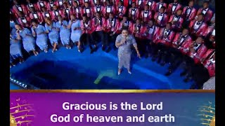 Eniola Gracious Is The Lord LoveWorld Singers Lyrics Video Instrumental [upl. by Malin]