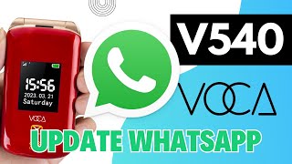 VOCA V540  Guide  TIme  Date Error How to Update WhatsApp [upl. by Wirth]