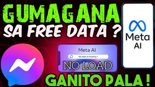 MESSENGER META AI GUMAGANA BA KAHIT NO LOAD OR FREE DATA LANG [upl. by Evante]