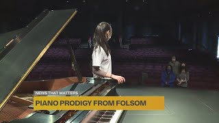 Meet the Folsom piano prodigy who played Carnegie Hall when she was 8 [upl. by Ettenoj838]